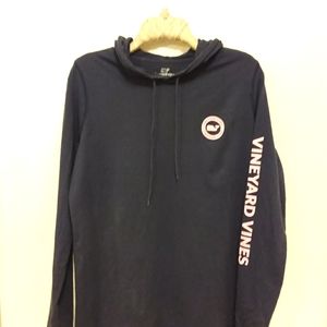 Vineyard Vines l/s Navy Hooded Tshirt